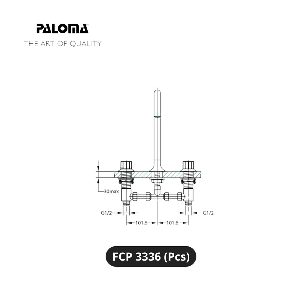 Paloma FCP 3336 Kran Wastafel Pcs - Surabaya