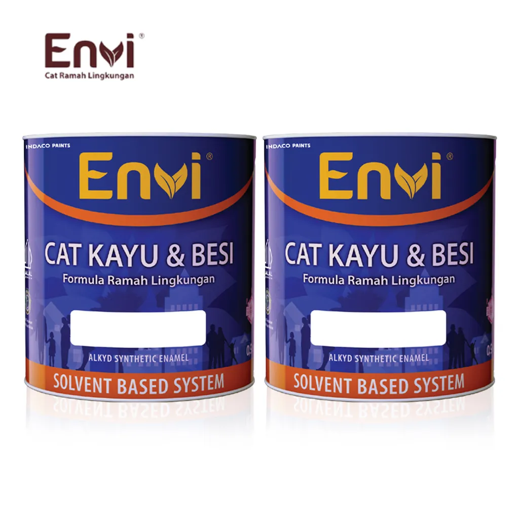 Indaco Envi Cat Kayu & Besi 0,9 Liter 9450 White Dof - Sahabat Baru 2