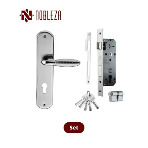 Nobleza Door Handle Prime Oktans Set - Surabaya