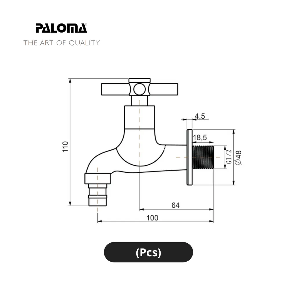 Paloma FCP 6373 Kran Dinding