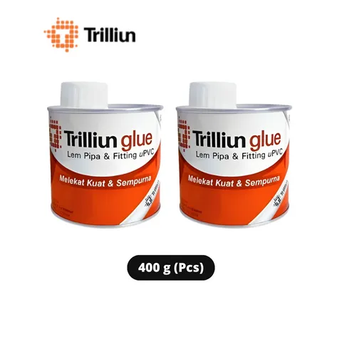 Trilliun Lem PVC Kaleng 400 Gram - Surabaya
