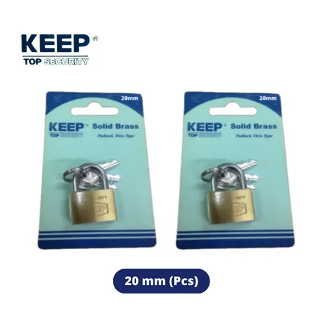 Top Keep Gembok Kecil 20 mm 20 mm - Surabaya
