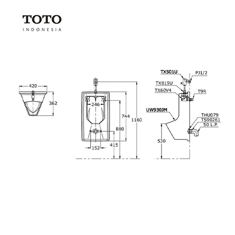 TOTO UW 930 JM