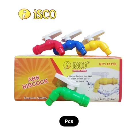 Isco Kran PVC ½" Hijau - Bintang Jaya