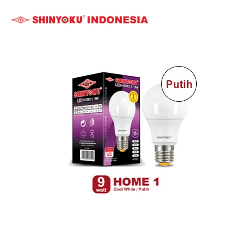 Shinyoku Lampu LED Home 1 (9W) - Putih