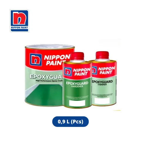 Nippon Paint Epoxy Guard 3 Komponen 0,9 L EG011-Leaf Green - Surabaya