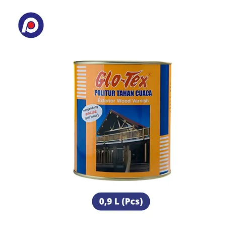 Pacific Paint Glotex Politur Tahan Cuaca 0,9 Liter Clear - Surabaya