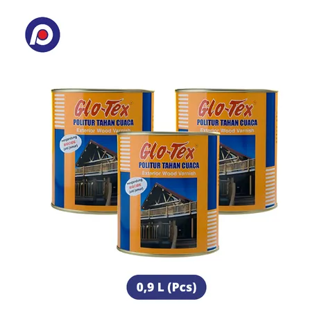 Pacific Paint Glotex Politur Tahan Cuaca 0,9 Liter Clear - Surabaya