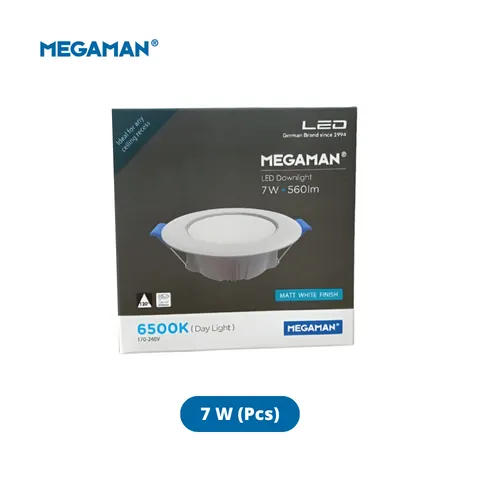 Megaman Downlight Bulat Lampu LED 7 W - Sumber Sentosa