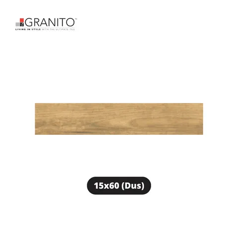 Granito Granit Maison Smooth Natural Oak Wood 15x60 Dus - Surabaya