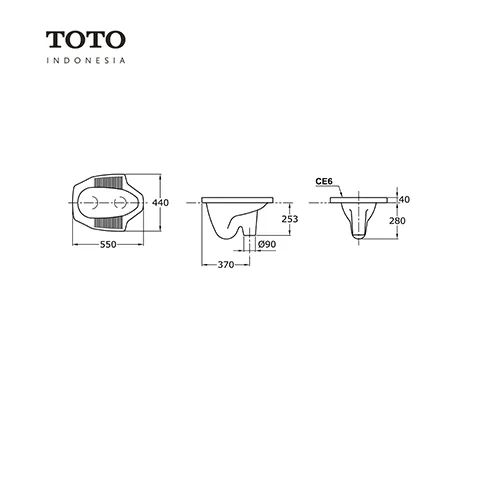 TOTO CE 6 Pcs - Maju Graha Hardware