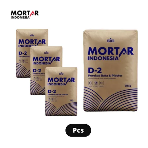 Mortar Indonesia Perekat Bata & Plester 50 Kg - Graha Bangunan