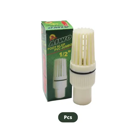 Aiwo Foot Klep PVC ½" - Surabaya