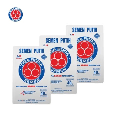 Semen Putih Tiga Roda 40 Kg - Maju Graha Hardware