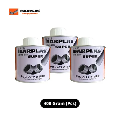 Isarplas Lem Pipa PVC Kaleng 400 Gram - 88 Jaya