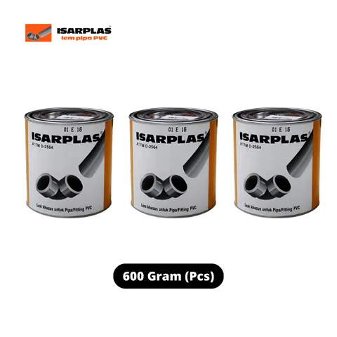 Isarplas Lem Pipa PVC Kaleng 400 Gram - K2 Jaya