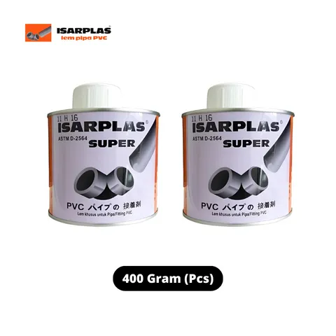 Isarplas Lem Pipa PVC Kaleng 600 Gram - Sinar Kota Jaya