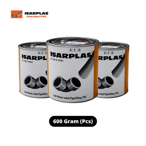 Isarplas Lem Pipa PVC Kaleng 400 Gram - Maju Graha Hardware
