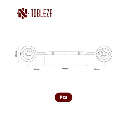 Nobleza Window Hook Hak Jendela NW-04 Pcs - Surabaya