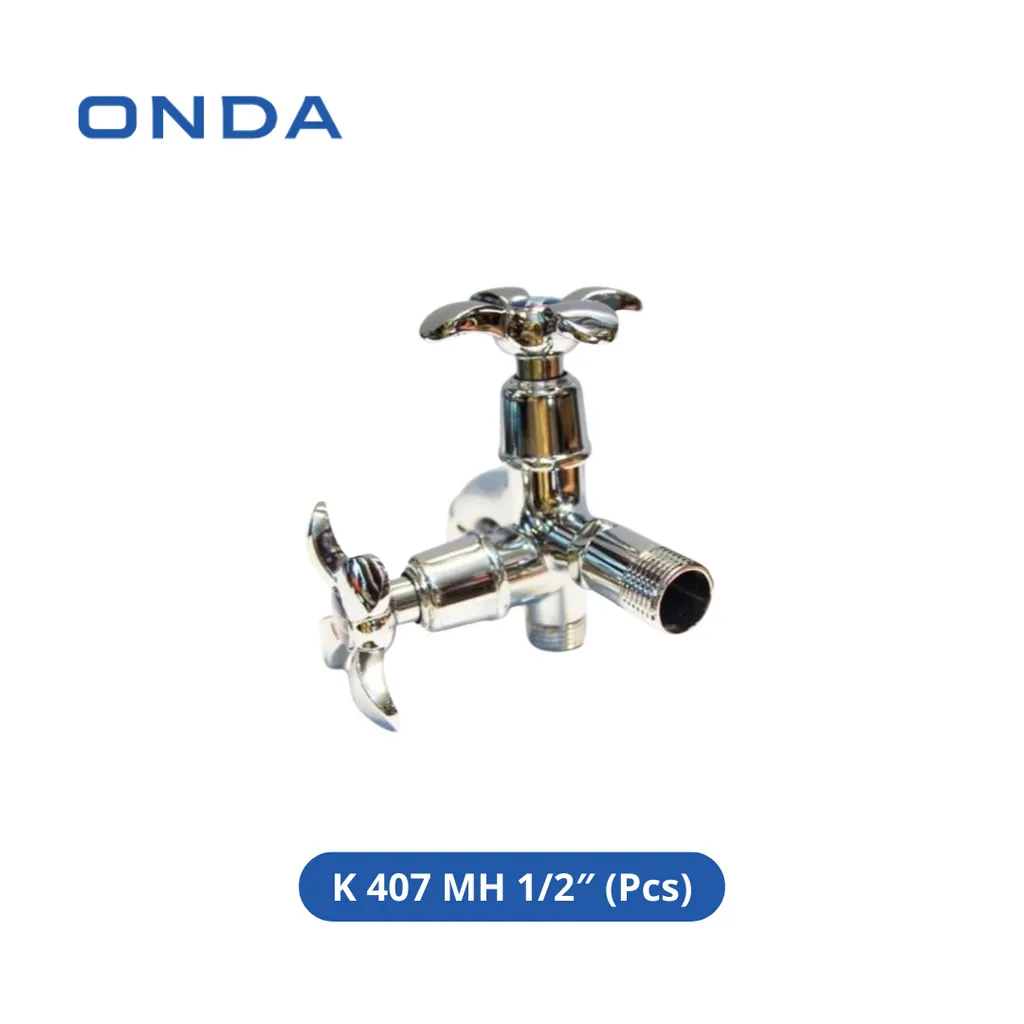 Onda Stop Kran 2 Cabang 407 Pcs - Gajah Mada