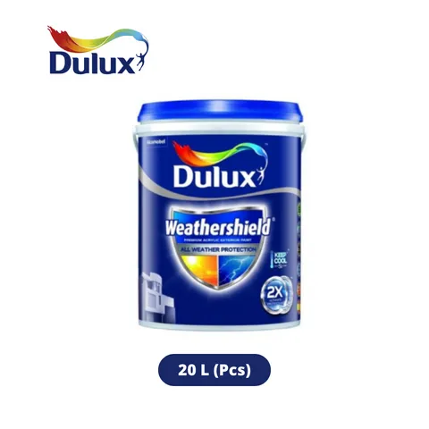 Dulux Weathershield 20 L Brilliant White - Surabaya