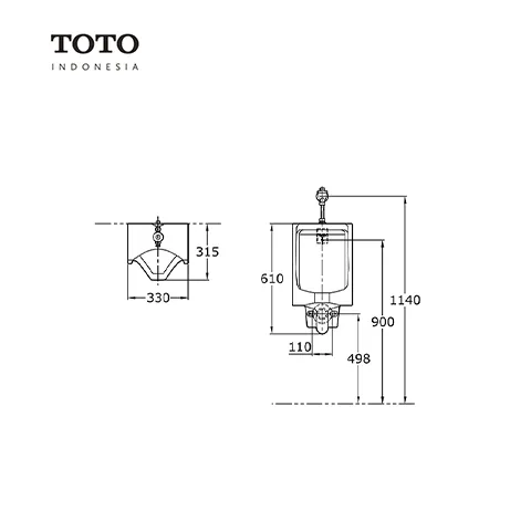 TOTO U 57 M Pcs - Surabaya