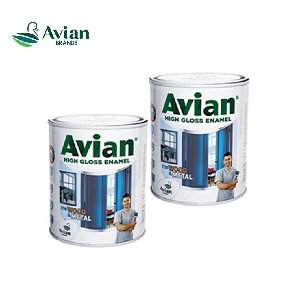 Avian Cat Kayu dan Besi 0,9 Liter Putih - Abadi