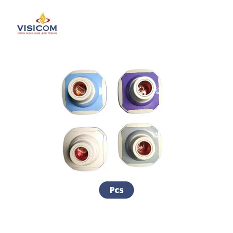 Visicom Fitting Plafon Warna Putih - Surabaya