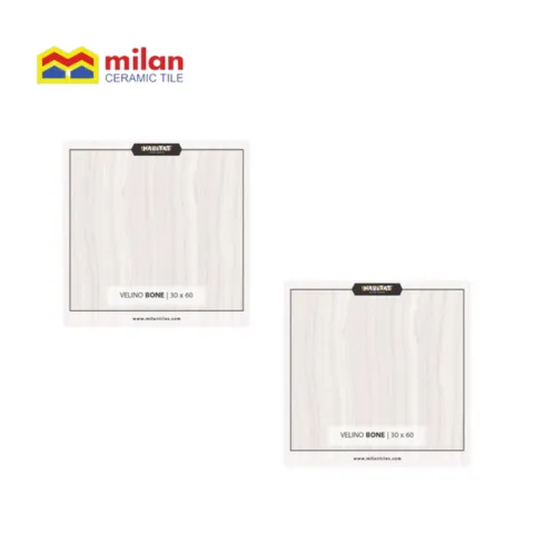 Milan  Keramik  Habitat Velino Bone 30x60 30 Cm x 60 Cm - Surabaya