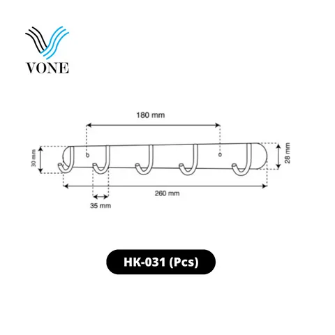 Vone Hook Gantungan Baju HK-031 Pcs - Surabaya