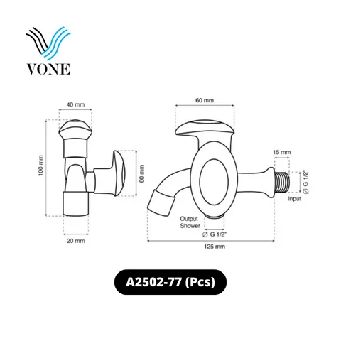 Vone Kran Cabang A2502-77