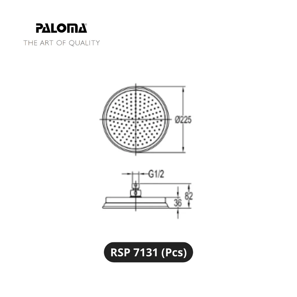 Paloma RSP 7131 Rain Shower Pcs - Surabaya