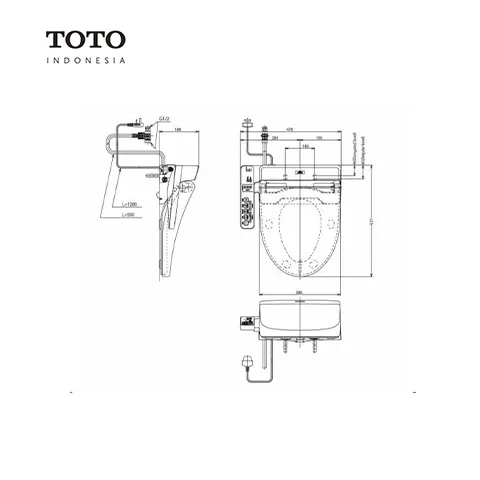 TOTO TCF 33320 GAA Pcs - Surabaya