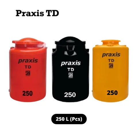 Praxis Tandon Air 250 Liter Orange - Surabaya