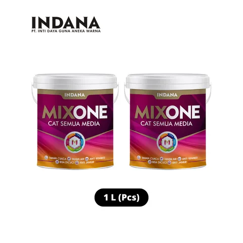 Indana Mixone Cat Tembok 1 Liter Putih - Al Inayah