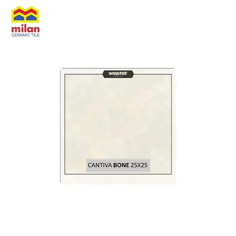 Milan Habitat Cantiva Bone 25x25 Keramik Lantai Glossy - KW1 25 Cm x 25 Cm - Surabaya