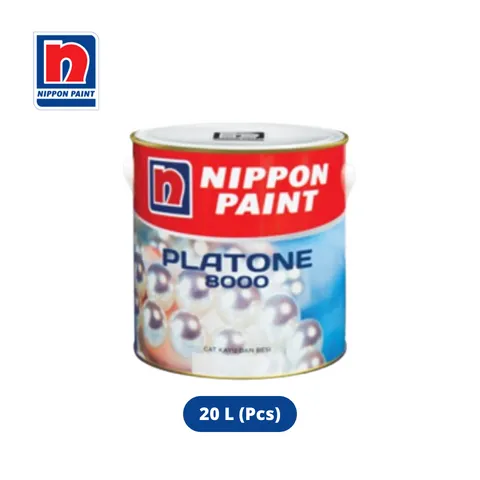 Nippon Paint Platone 8000 20 L BS9103-Super Black - Surabaya