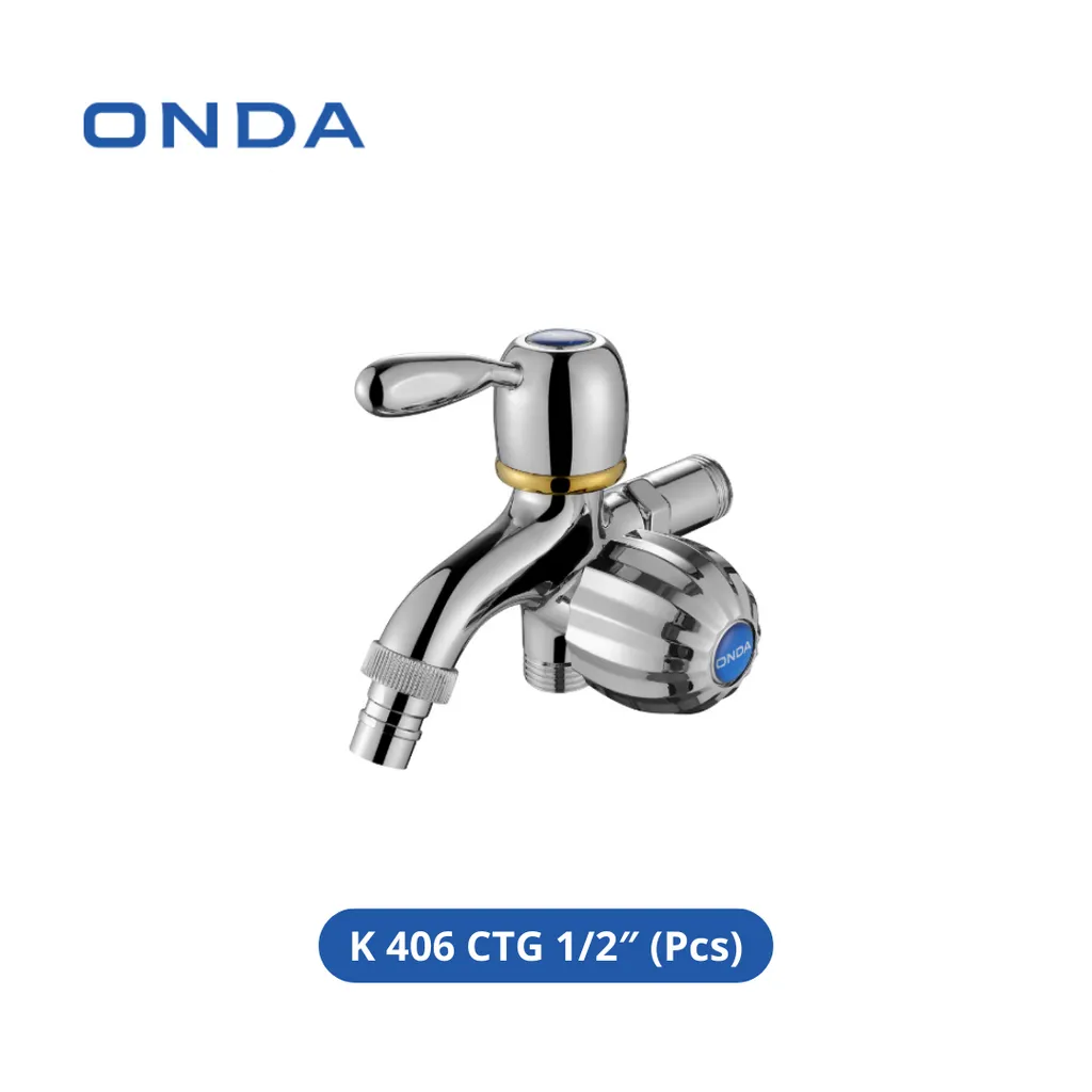 Onda Stop Kran 2 Cabang 406 Pcs - Gajah Mada