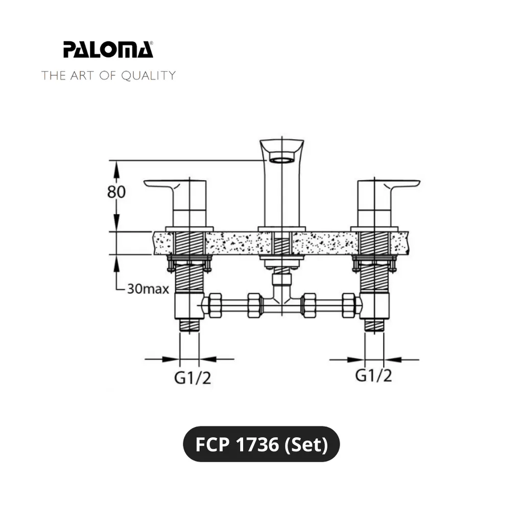 Paloma FCP 1736 Kran Wastafel