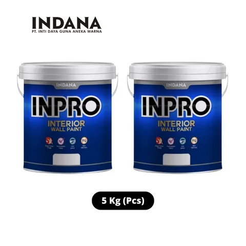 Indana Inpro Cat Tembok Interior 5 Kg P29-Baby Blue - Al Inayah
