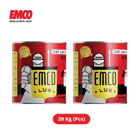 Emco Cat Kayu & Besi 20 Kg 04-Putih White - Surabaya