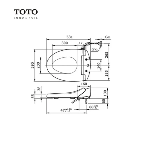 TOTO TCW 04 S