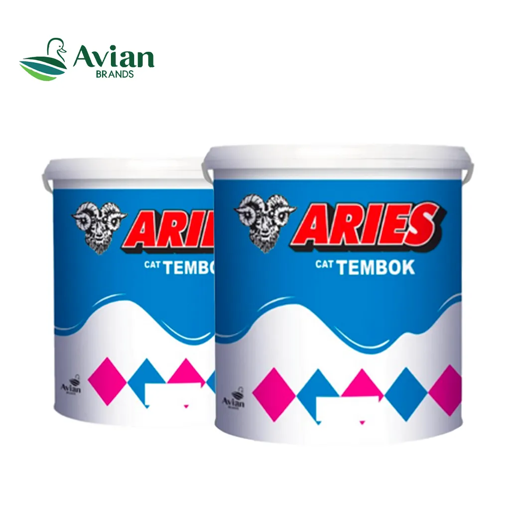 Avian Aries Cat Tembok 5 Kg 694 Abu-Abu - Boma Jaya