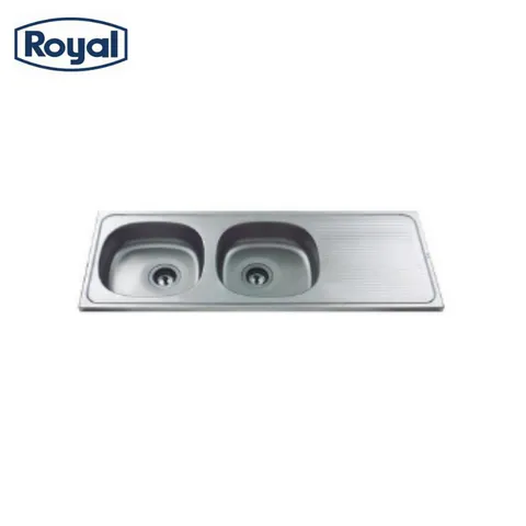 Royal Kitchen Sink Bak Cuci Piring Set Double - Ganesha