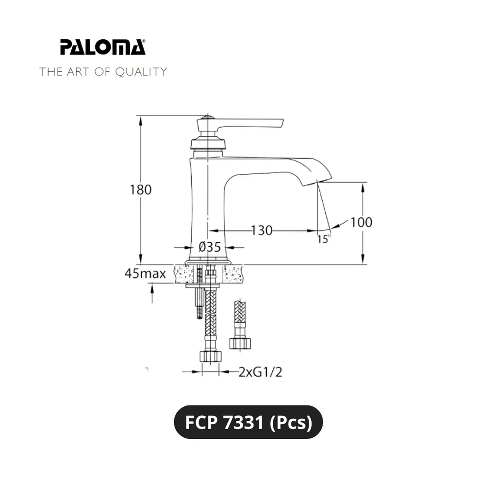 Paloma FCP 7331 Kran Wastafel