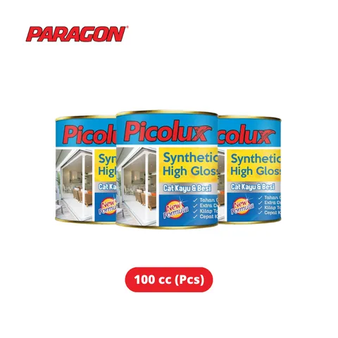 Paragon Picolux Cat Kayu & Besi 100 cc 9234-Black Matt - Surabaya
