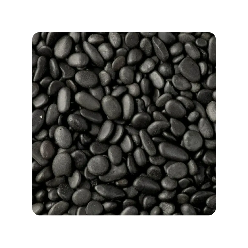 Batu Taman Hitam M = 3-5 cm Pack 10 kg - Makmur Karunia Tunggal