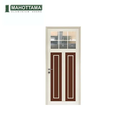 Mahottama Mas 34 Brown Ivory - Pintu Aluminium 90 x 215 90 x 215 Cm - Surabaya