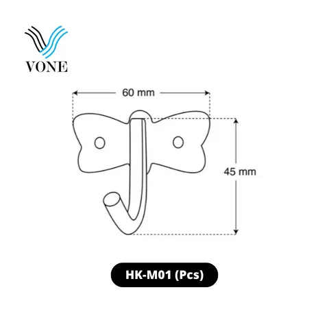 Vone Hook Gantungan Baju HK-M01 Pcs - Surabaya