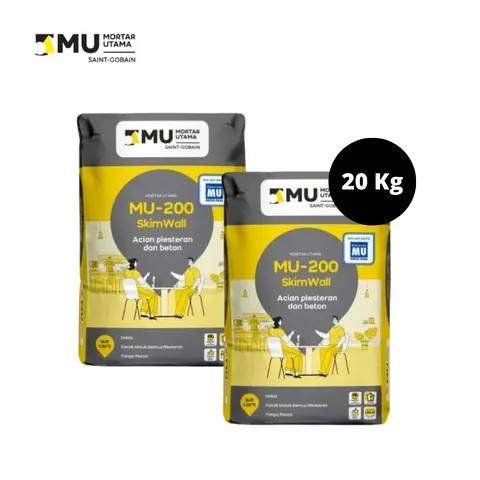 MU 200 Acian SkimWall 40 Kg - Makmur Karunia Tunggal